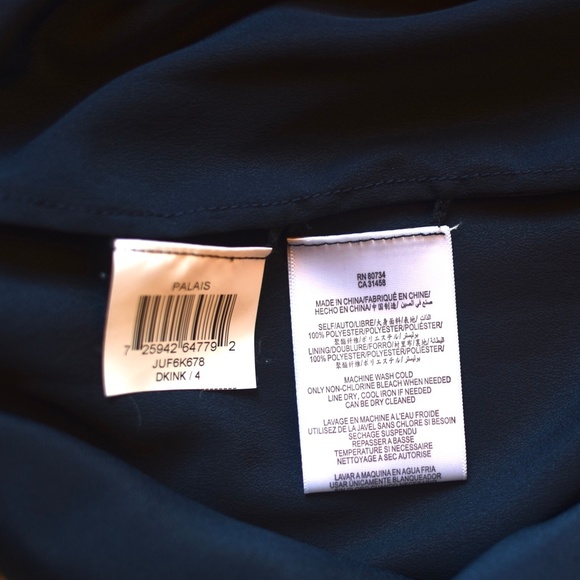 BCBGMaxAzria Palais Navy One-Shoulder Dress - Picture 5 of 5